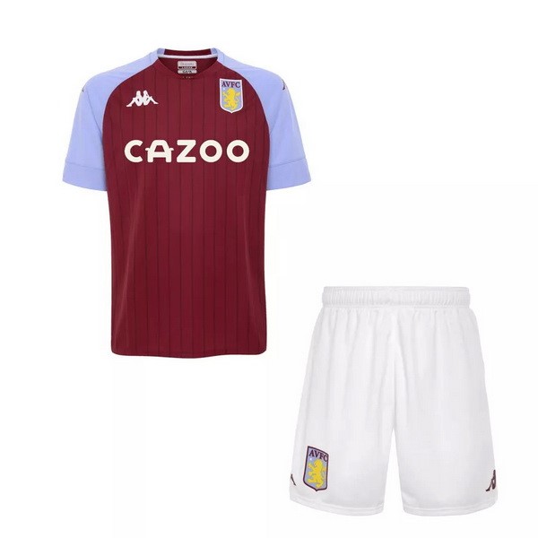 Camiseta Aston Villa 1ª Niños 2020-2021 Rojo